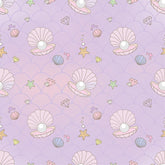 Custom Pearl Baker Starfish With Purple Wall Photography Backdrop J-0377 Shopbackdrop